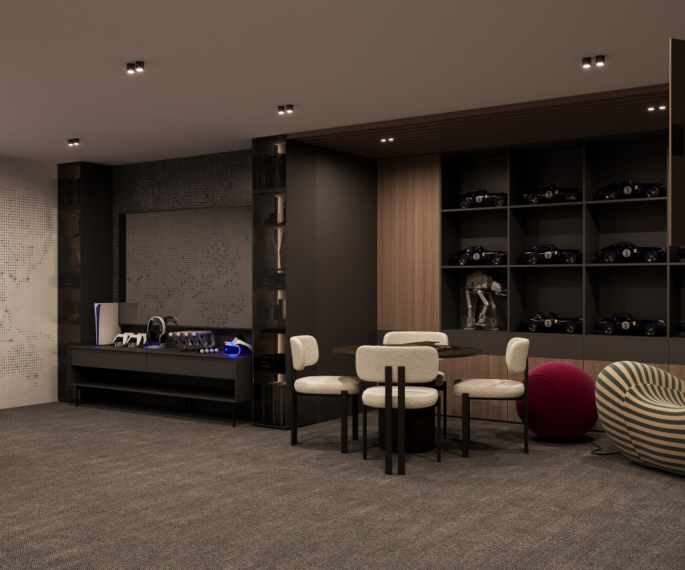 Цокольный этаж дома Тихая роскошь