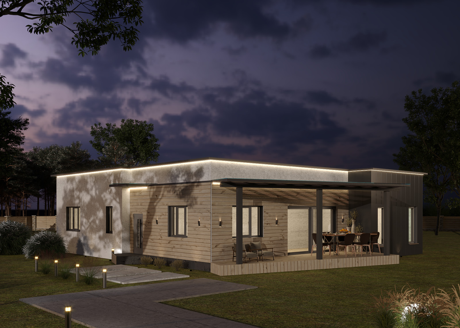 Проект дома в Санкт-Петербурге 200 м.кв