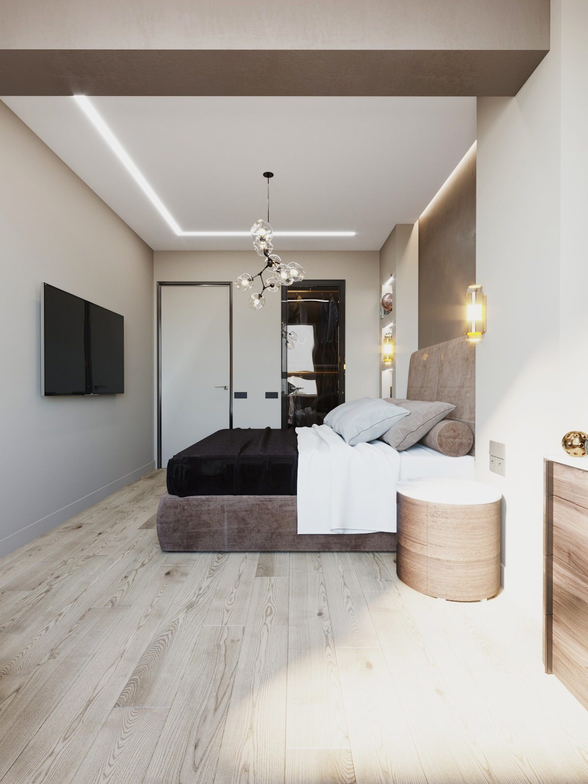 Проект квартиры. ЖК "Изумрудный". В двух вариантах