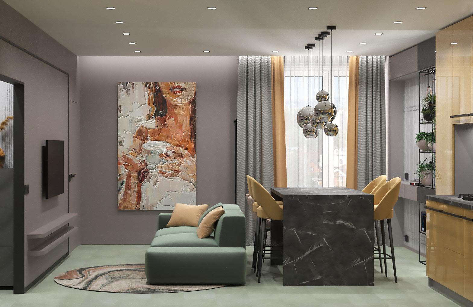 Квартира 1 комнатная