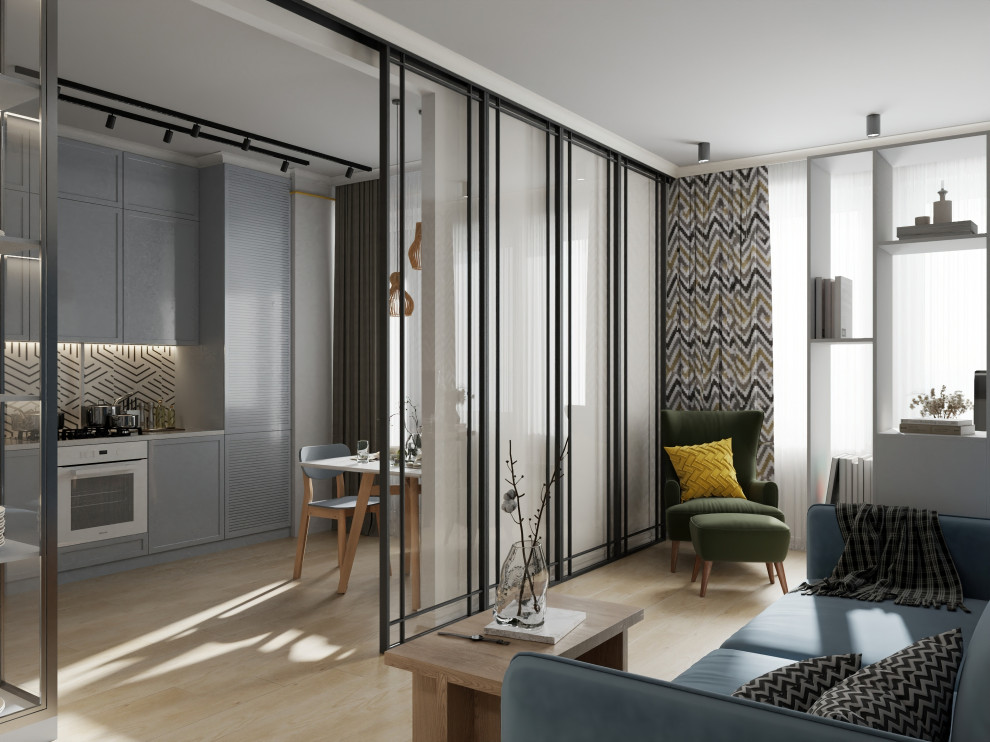 Интерьер квартиры в стиле сканди