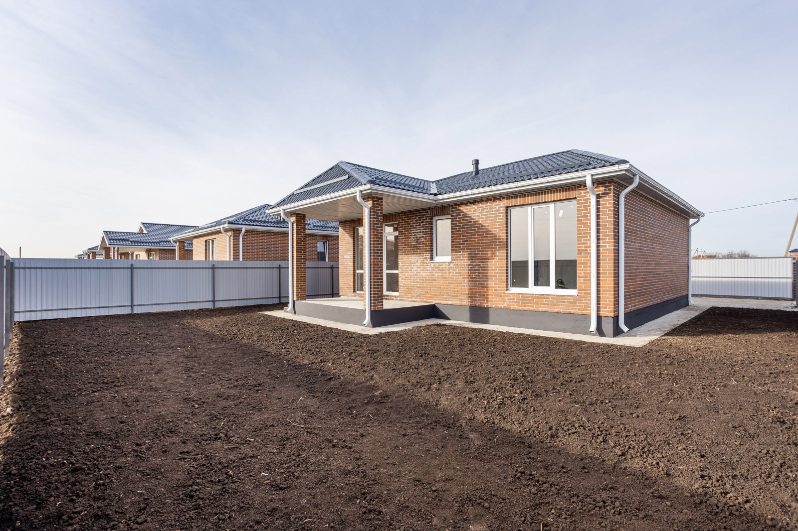 2022 Фотосъемка дома зимой застройщику 2