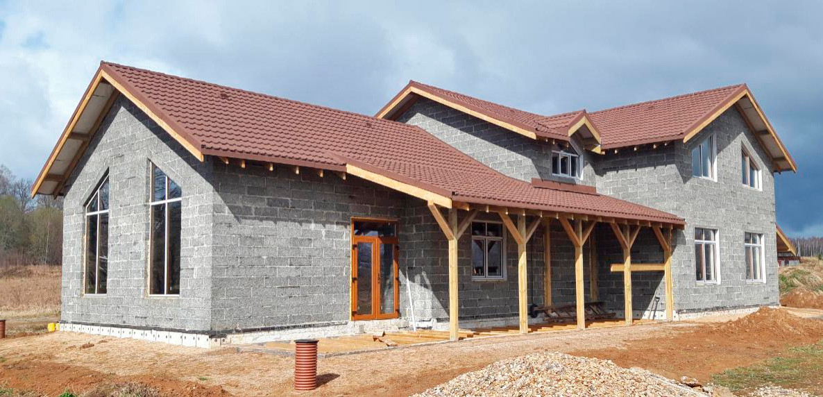 Проект современного загородного дома