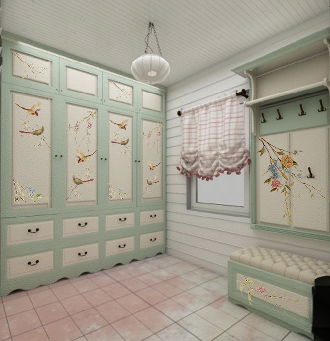 Прихожая в загородном доме