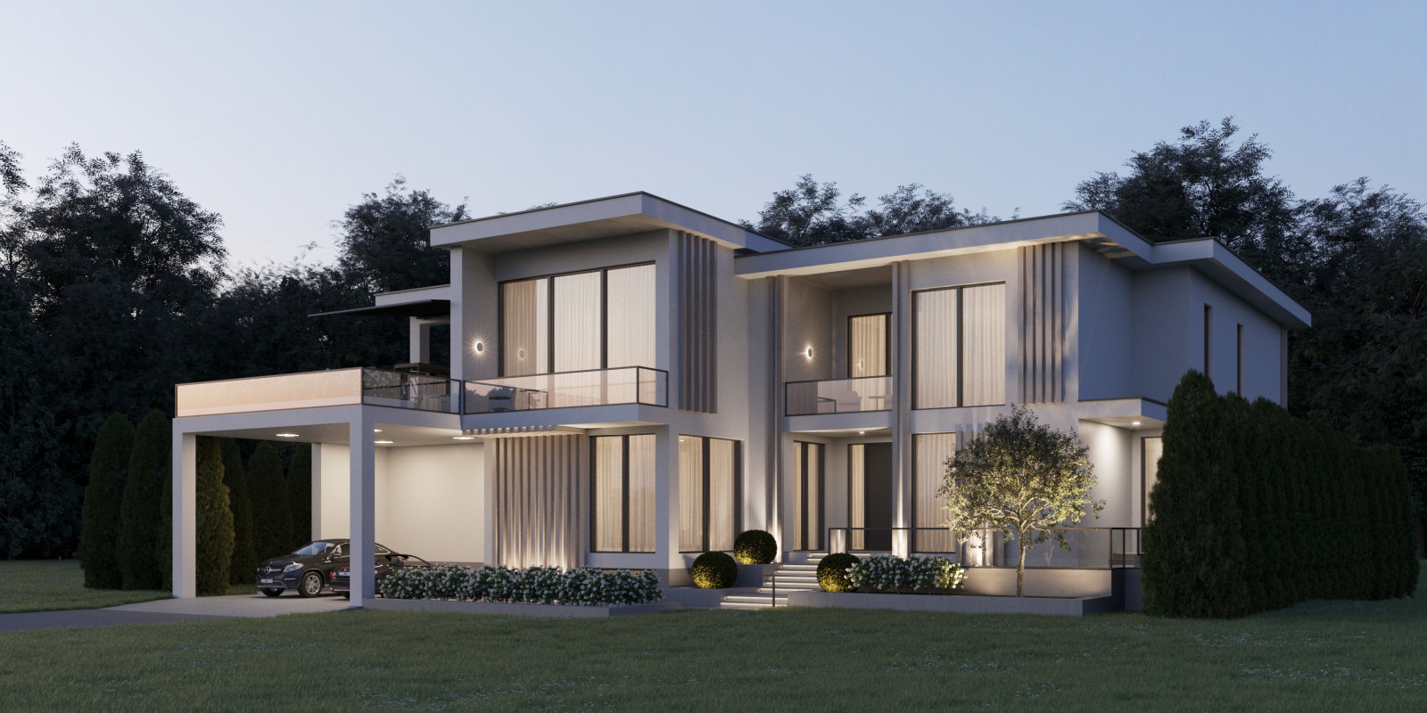 Загородный дом в современном стиле