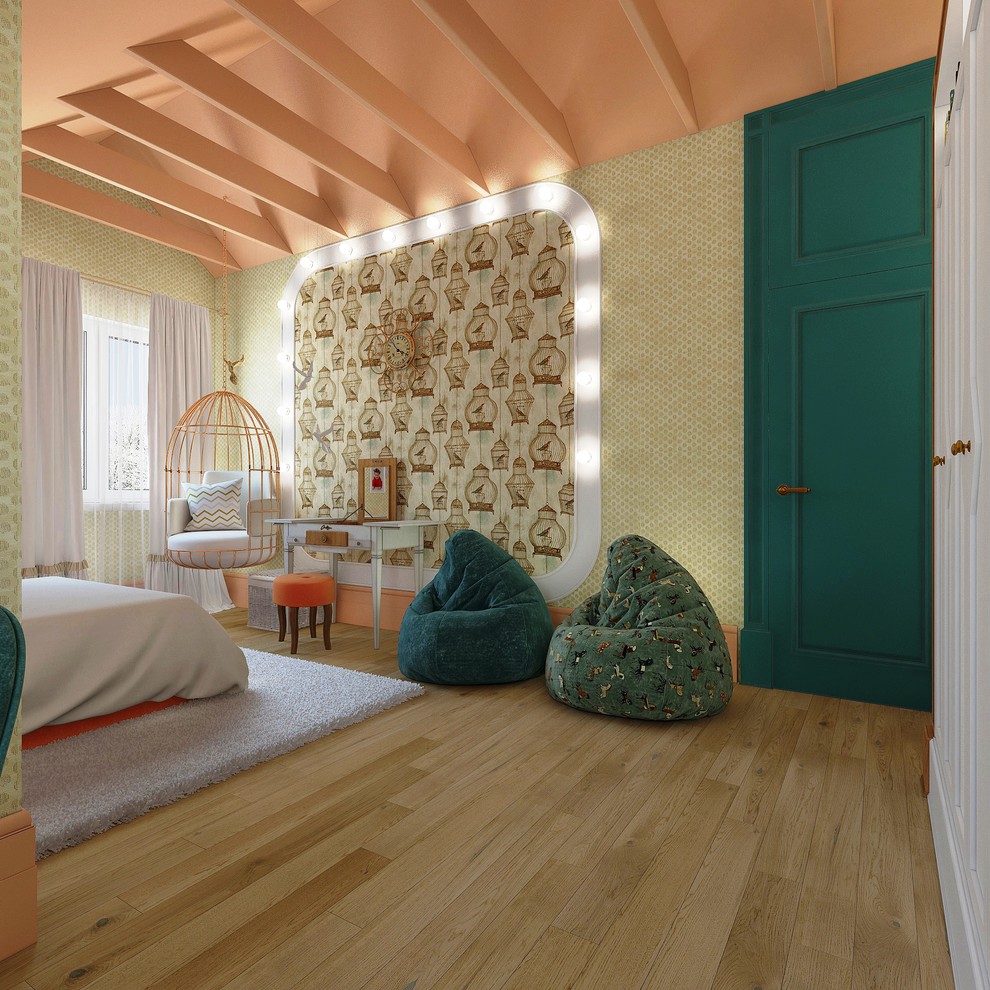 Персиковая комната для девочки