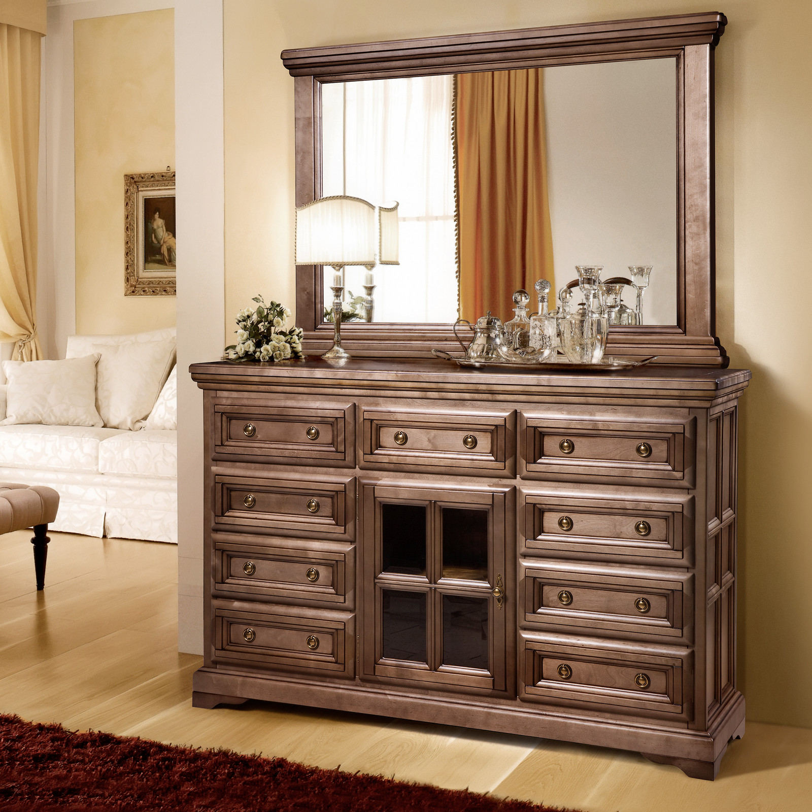 Шкаф Noble, цельная береза