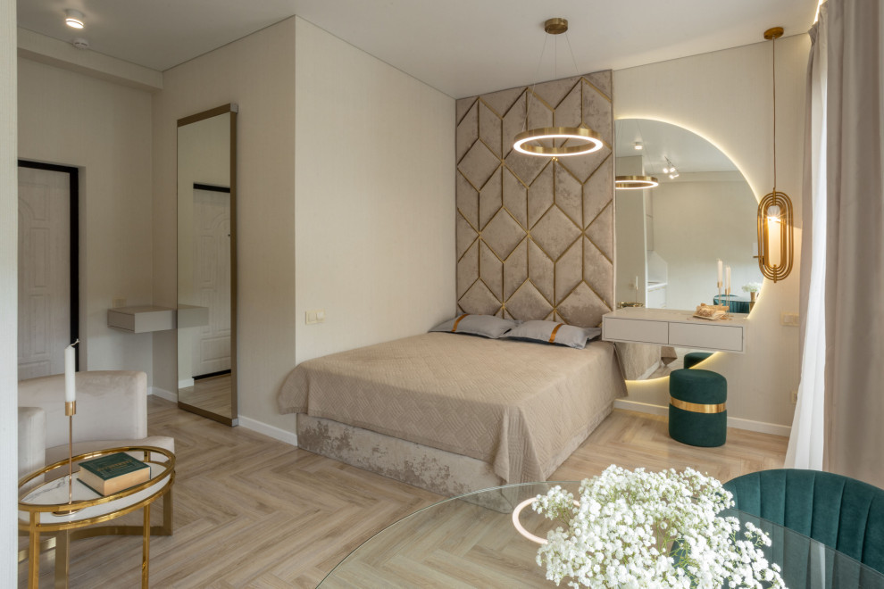 Квартира-студия 28м2 в городе Сочи или "50оттенков золота"