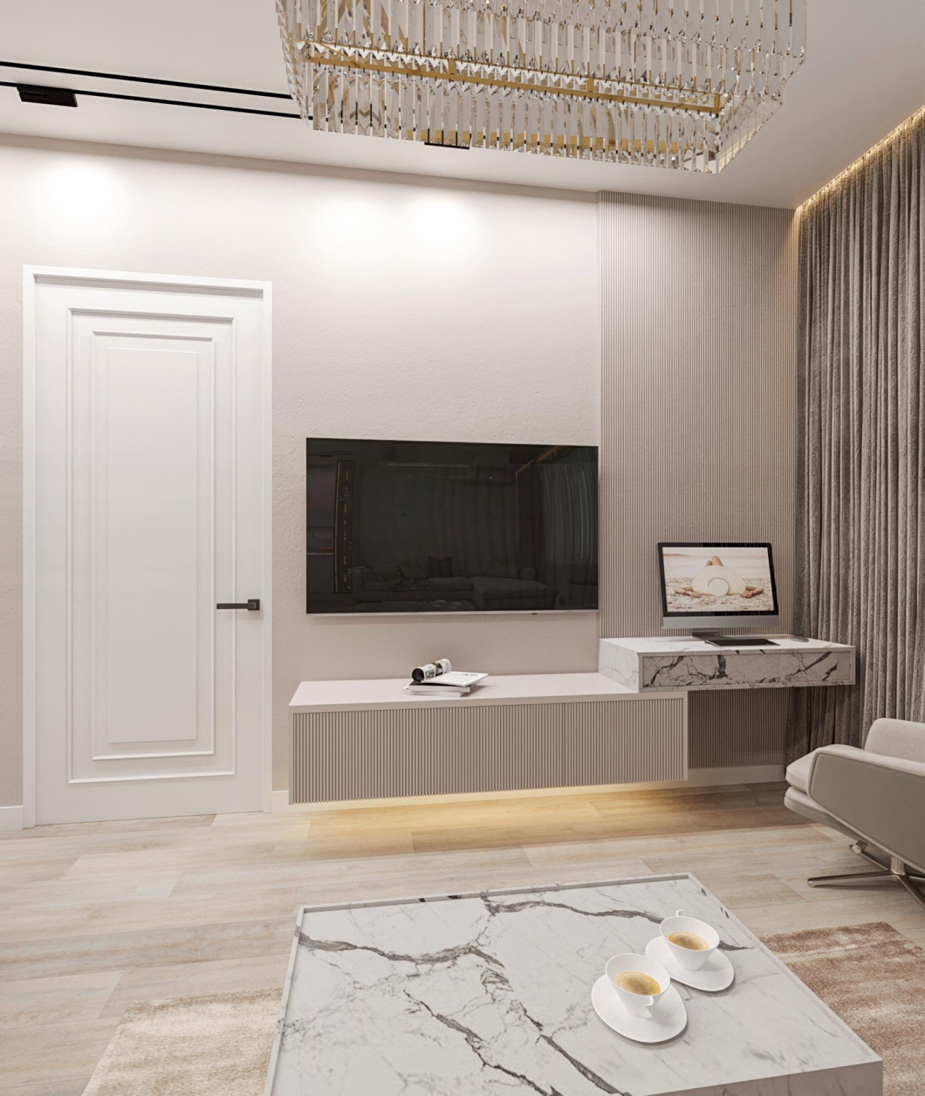 Квартира площадью 58 м2