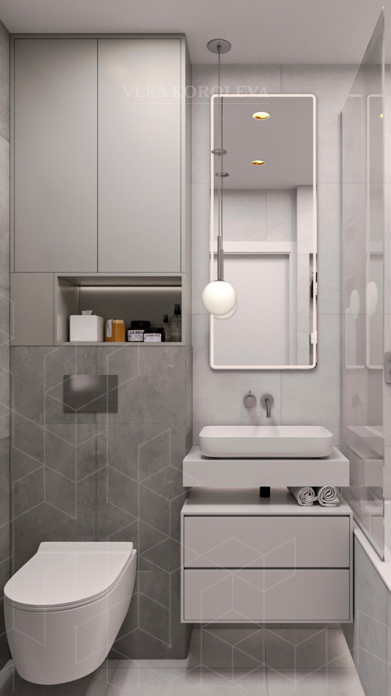 Дизайн-проект двухкомнатной квартиры с золотыми акцентами в ЖК "Q-Мир"