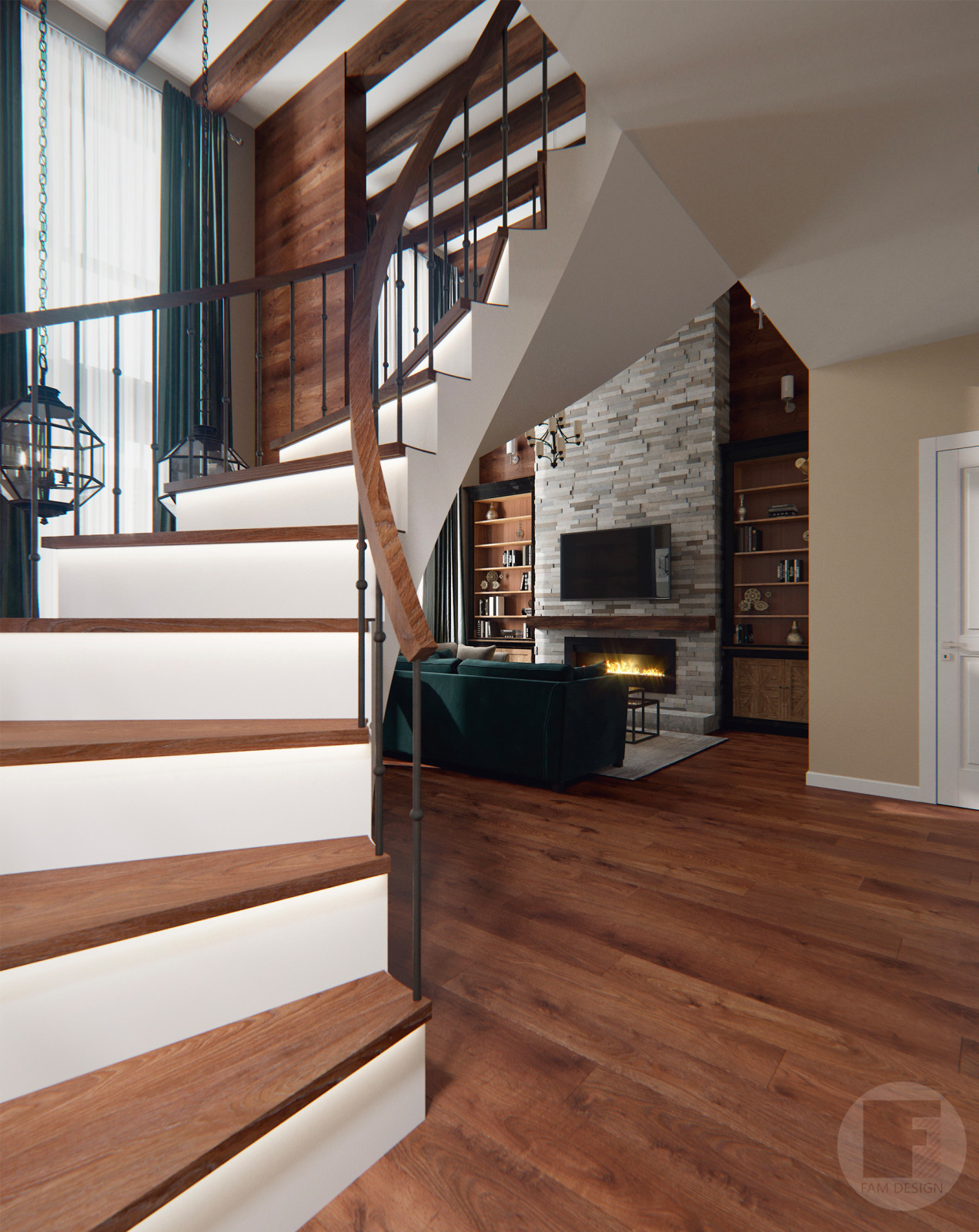 Обложка проекта: Современный загородный дом