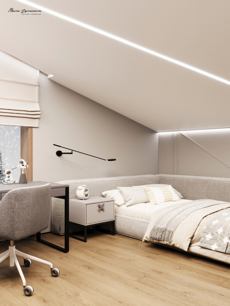 Дизайн-проект дома с камином