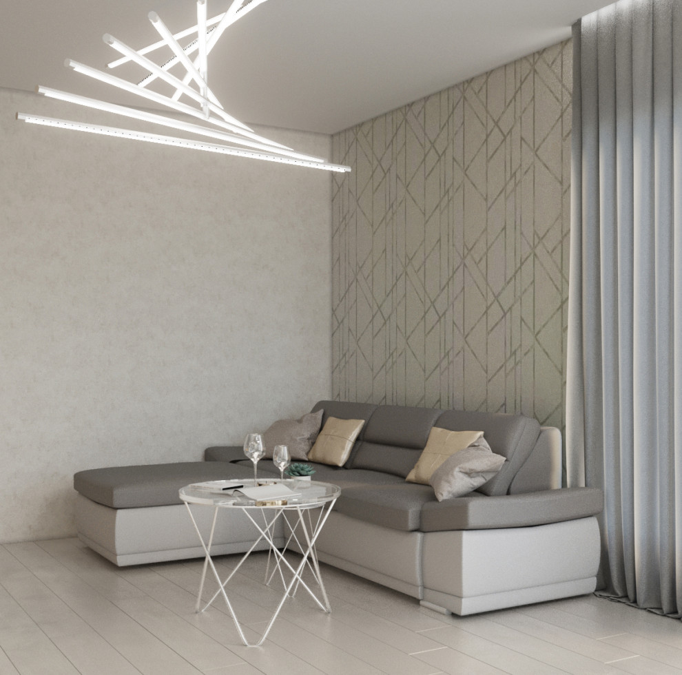 Проект 2-х комнатной квартиры в Апартаментах Лахта Плаза