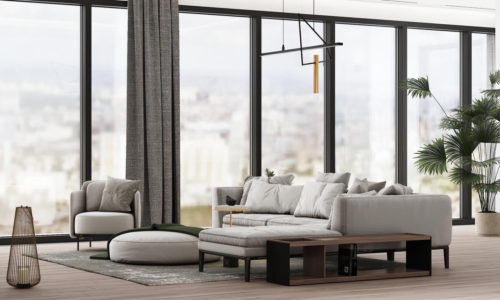 Дизайн квартиры в башне ОКО в Москва-Сити