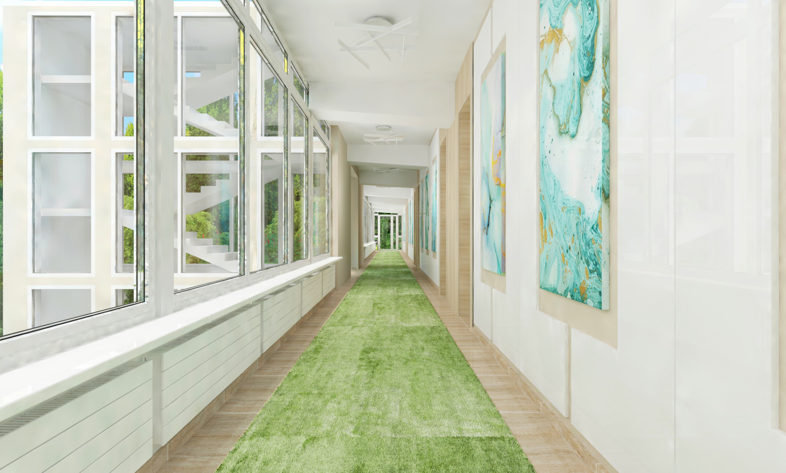 Санаторий (общественные зоны и типовой номер), г. Ялта