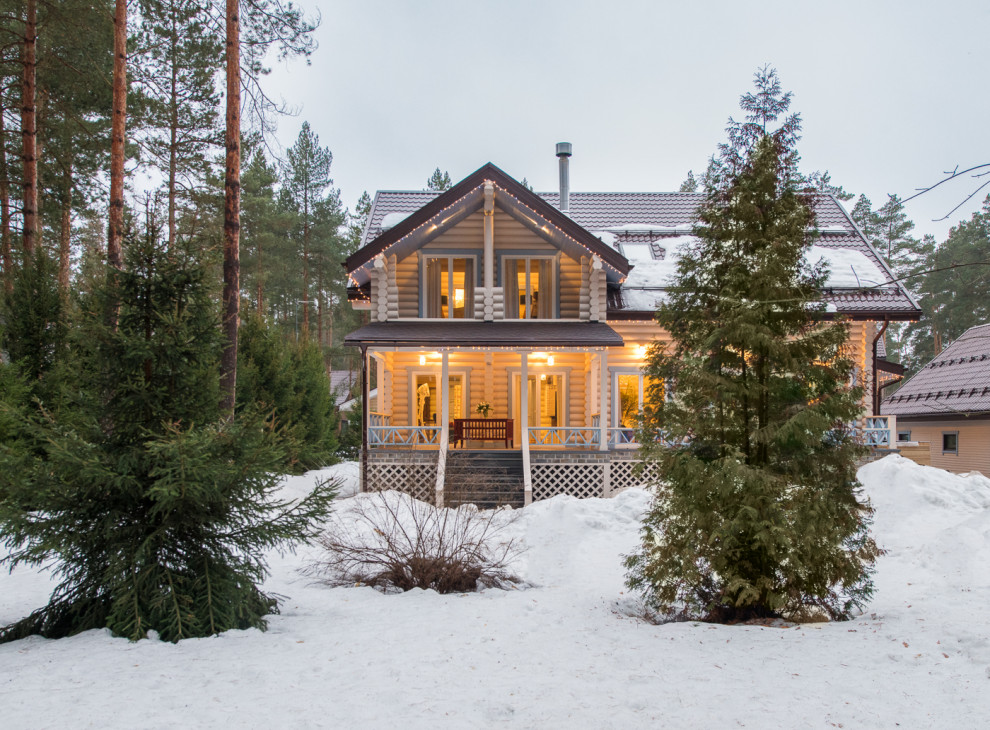 Стилизация дома в КП "Заповедный бор"