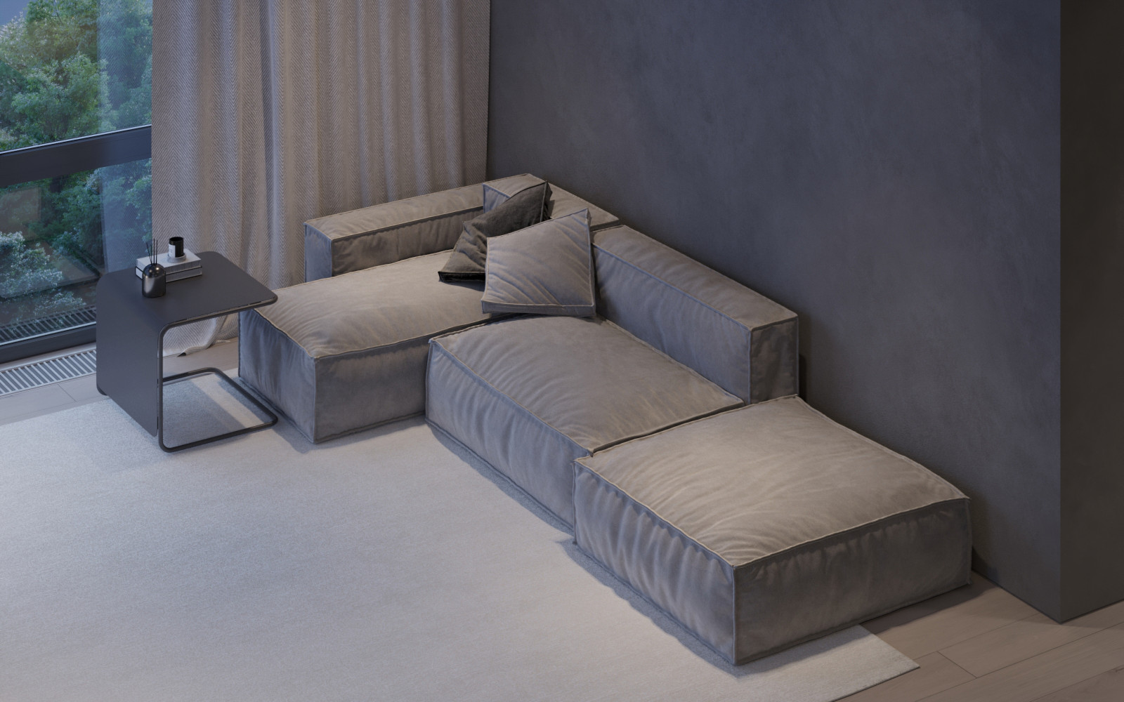 LIFE KUTUZOVSKY   |   Кухня-гостиная