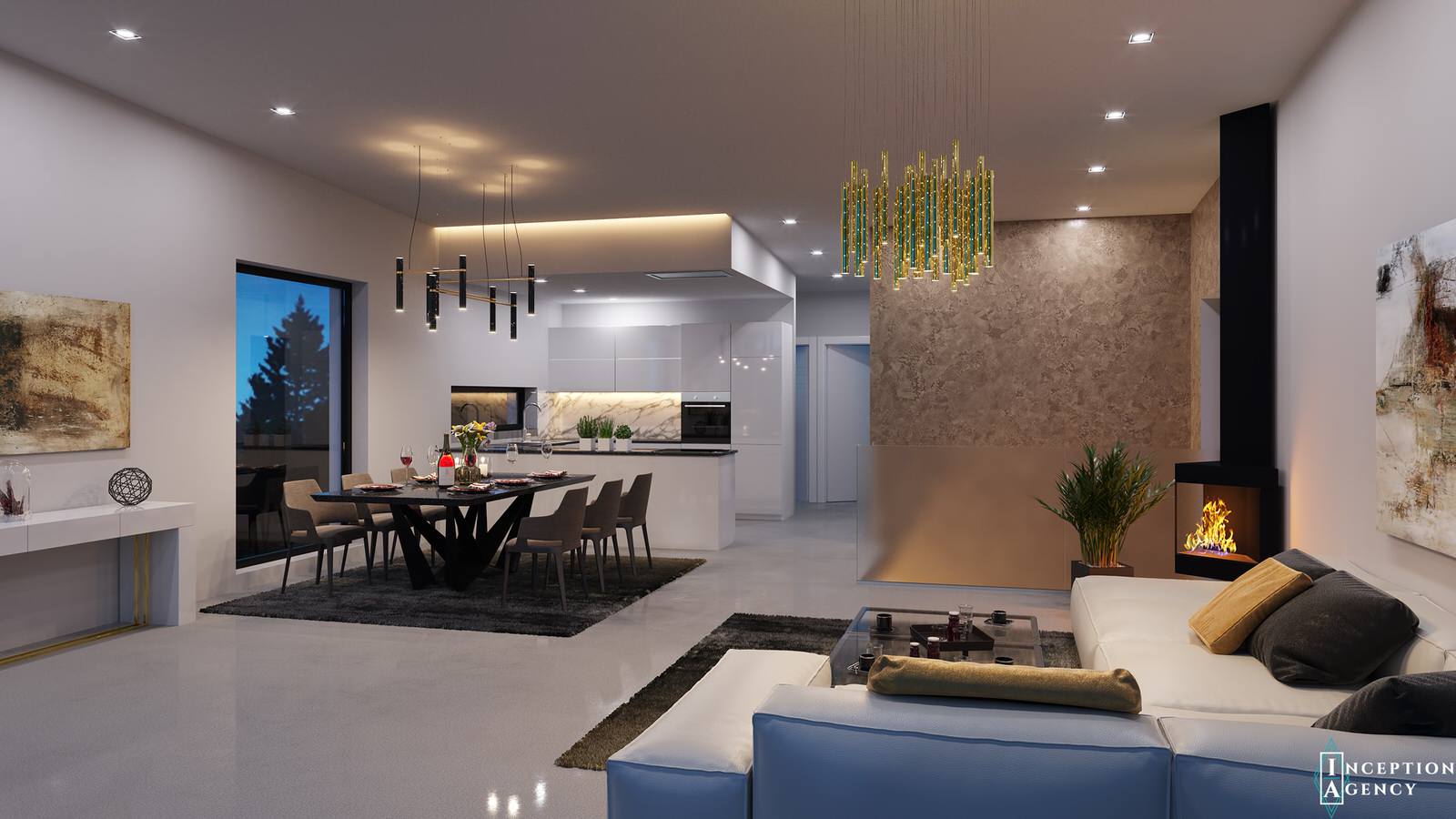 Modern villas in Espoo, Finland