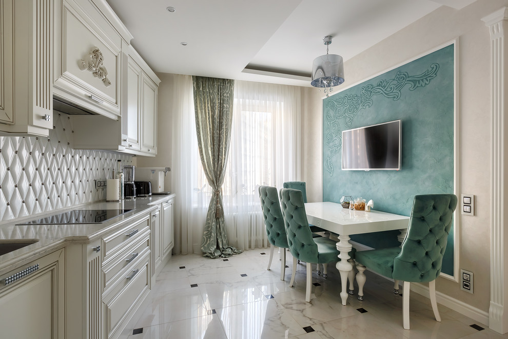 Реализованный проект 3хкомнатной квартиры в классическом стиле с элементами Ар Д