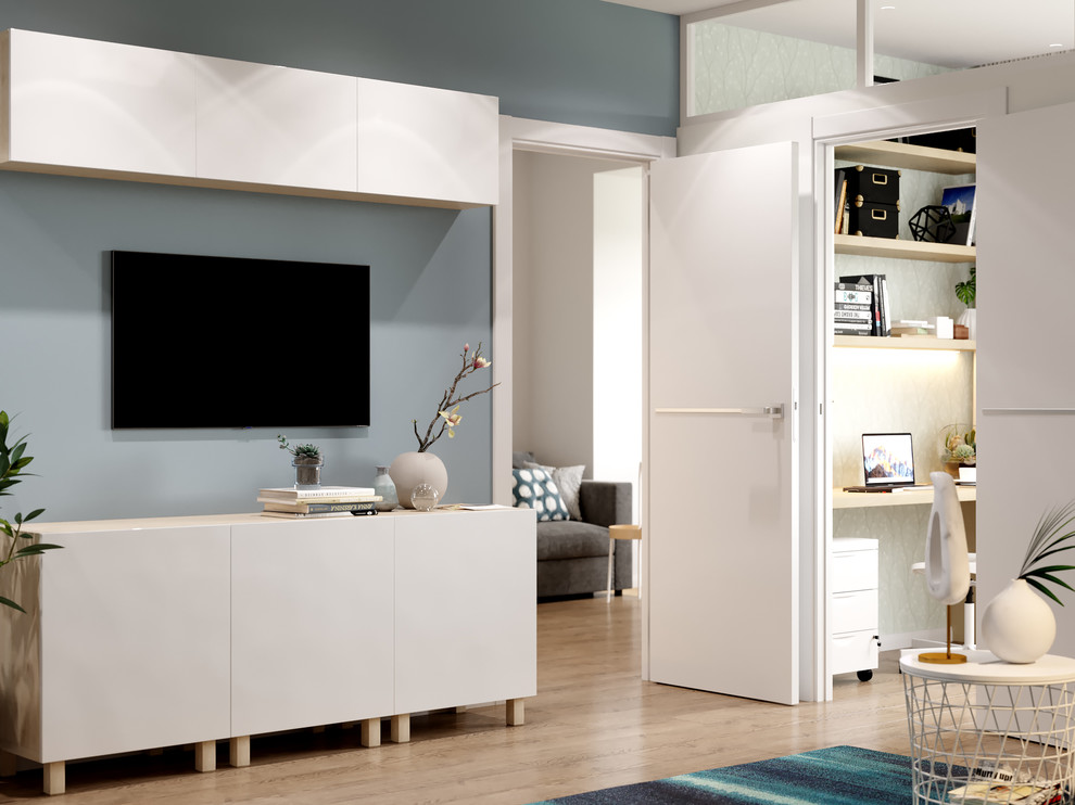 Проект однокомнатной квартры в г. Сургут