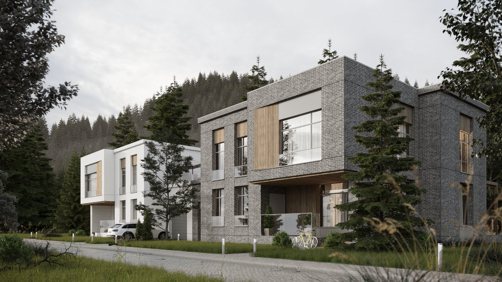 Обложка проекта: Таунхаус в предгорье Алматы