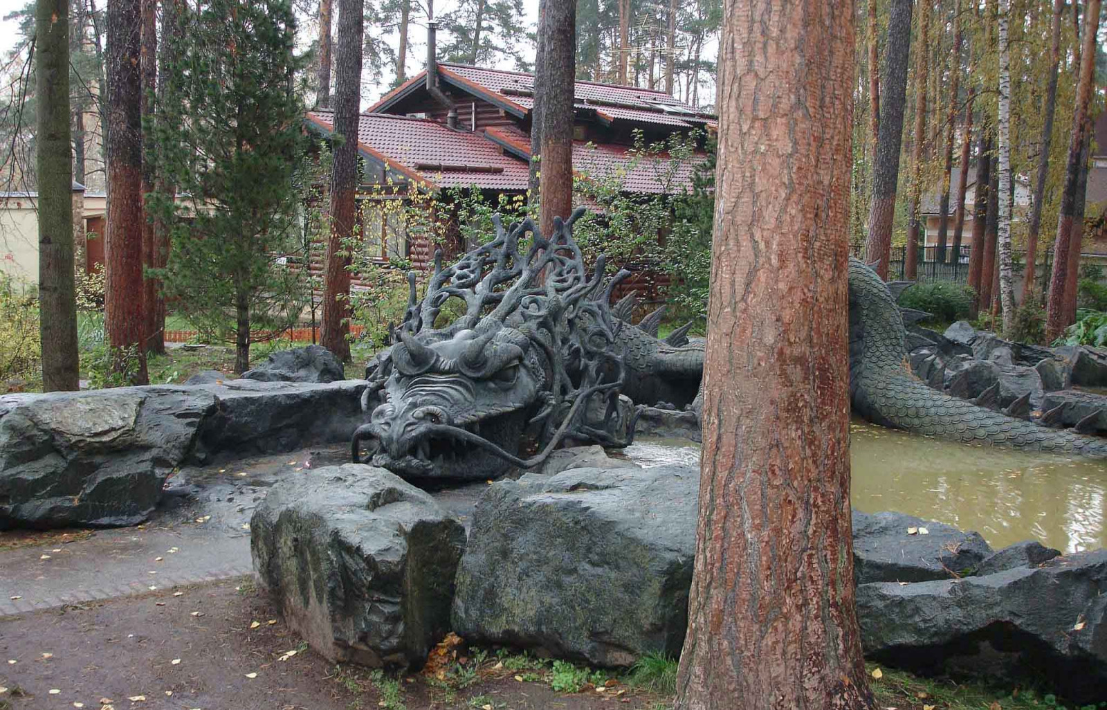 Дракон, частная территория