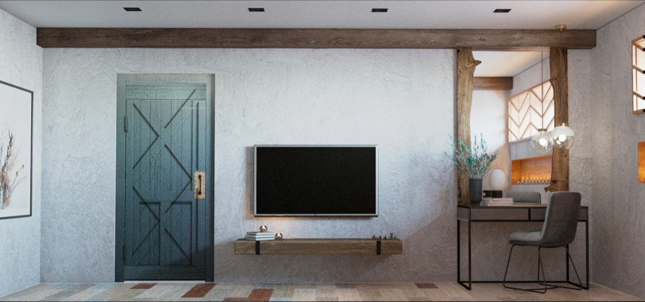 Обложка проекта: Дизайн проект интерьера номера Шале