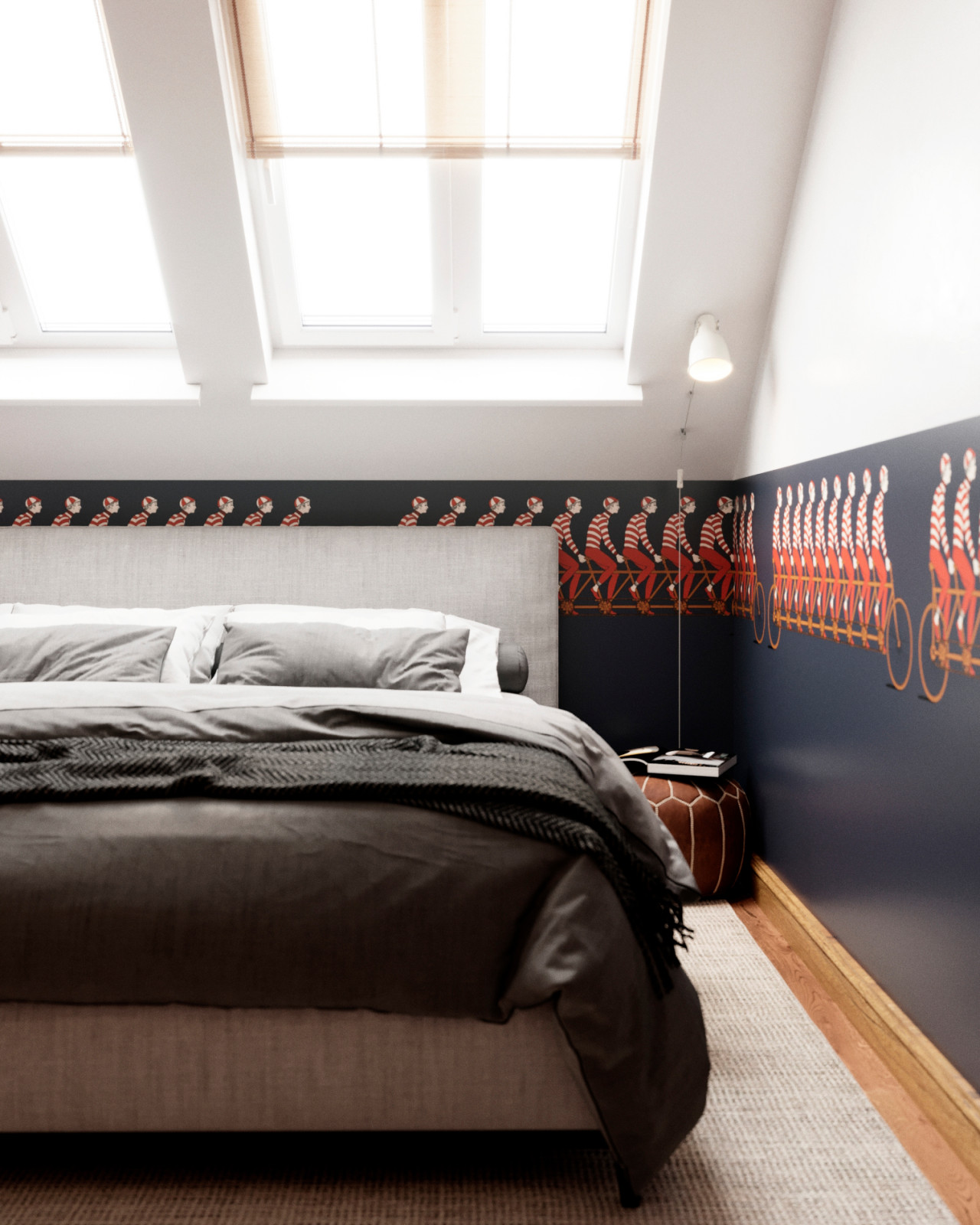 Мансардная квартира, Современная классика