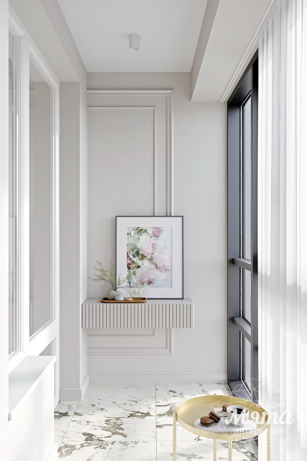 Дизайн-проект однокомнатной квартиры в г. Екатеринбург