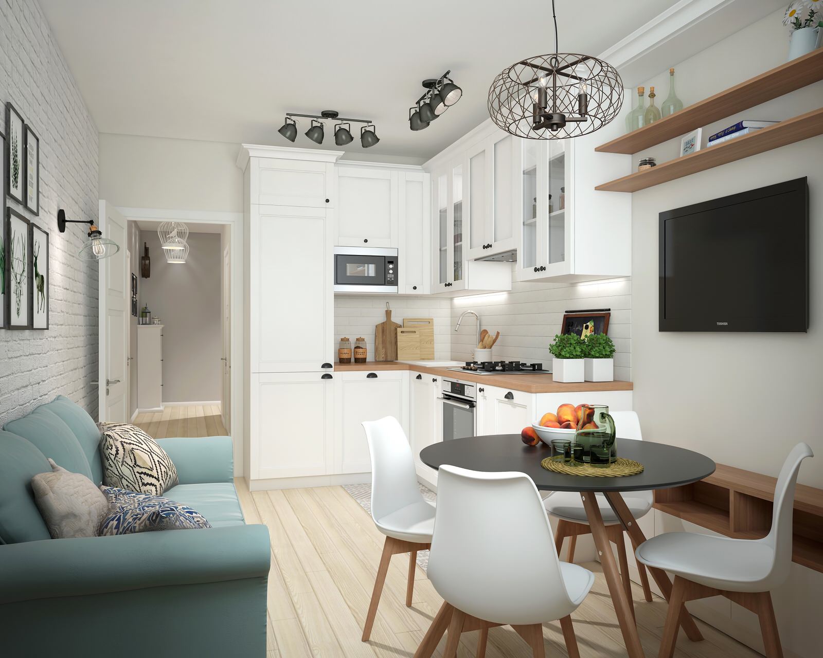 Скандинавский стиль в квартире