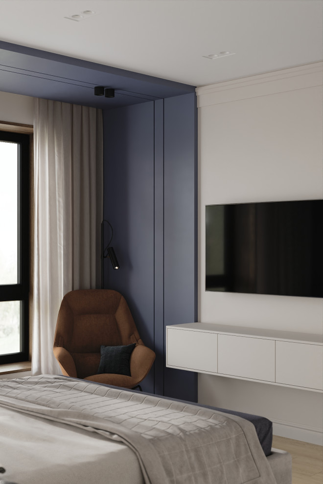 Современный таунхаус в теплой бежевой гамме