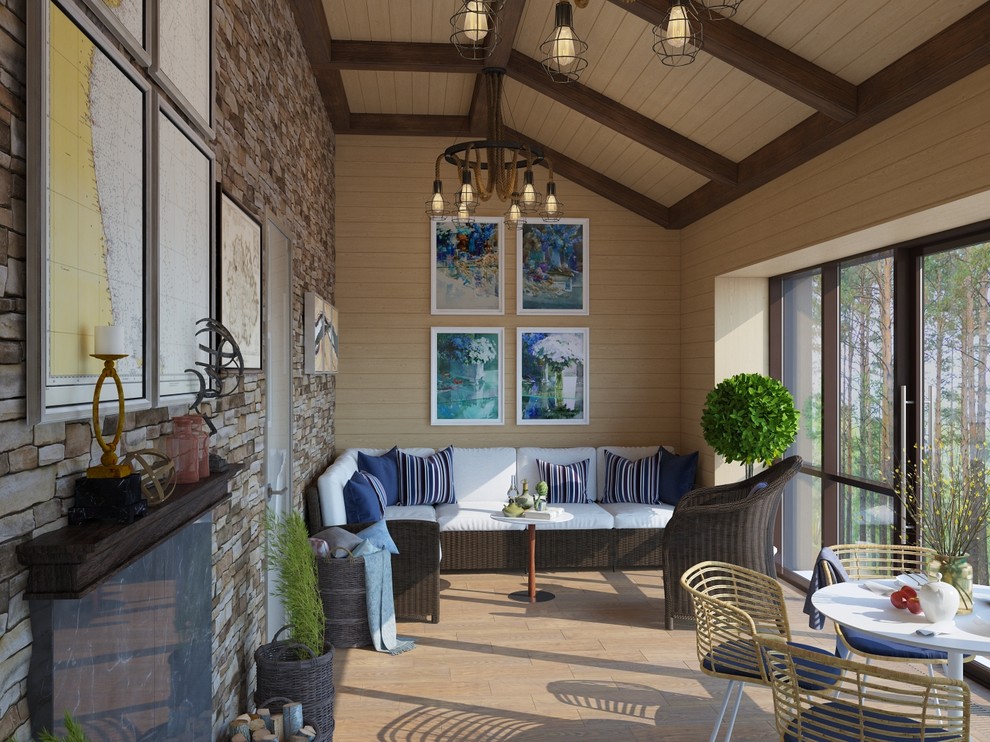 Баня в скандинавском стиле