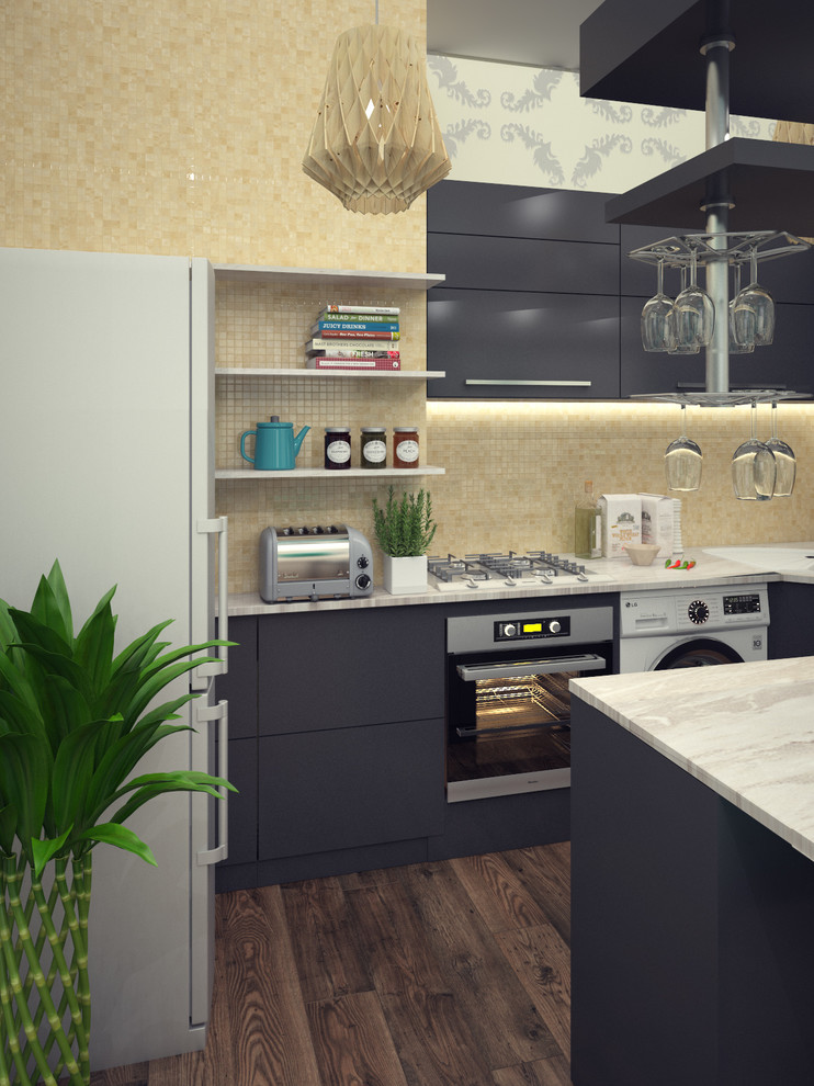 Эффектный дизайн для не большого пространства.