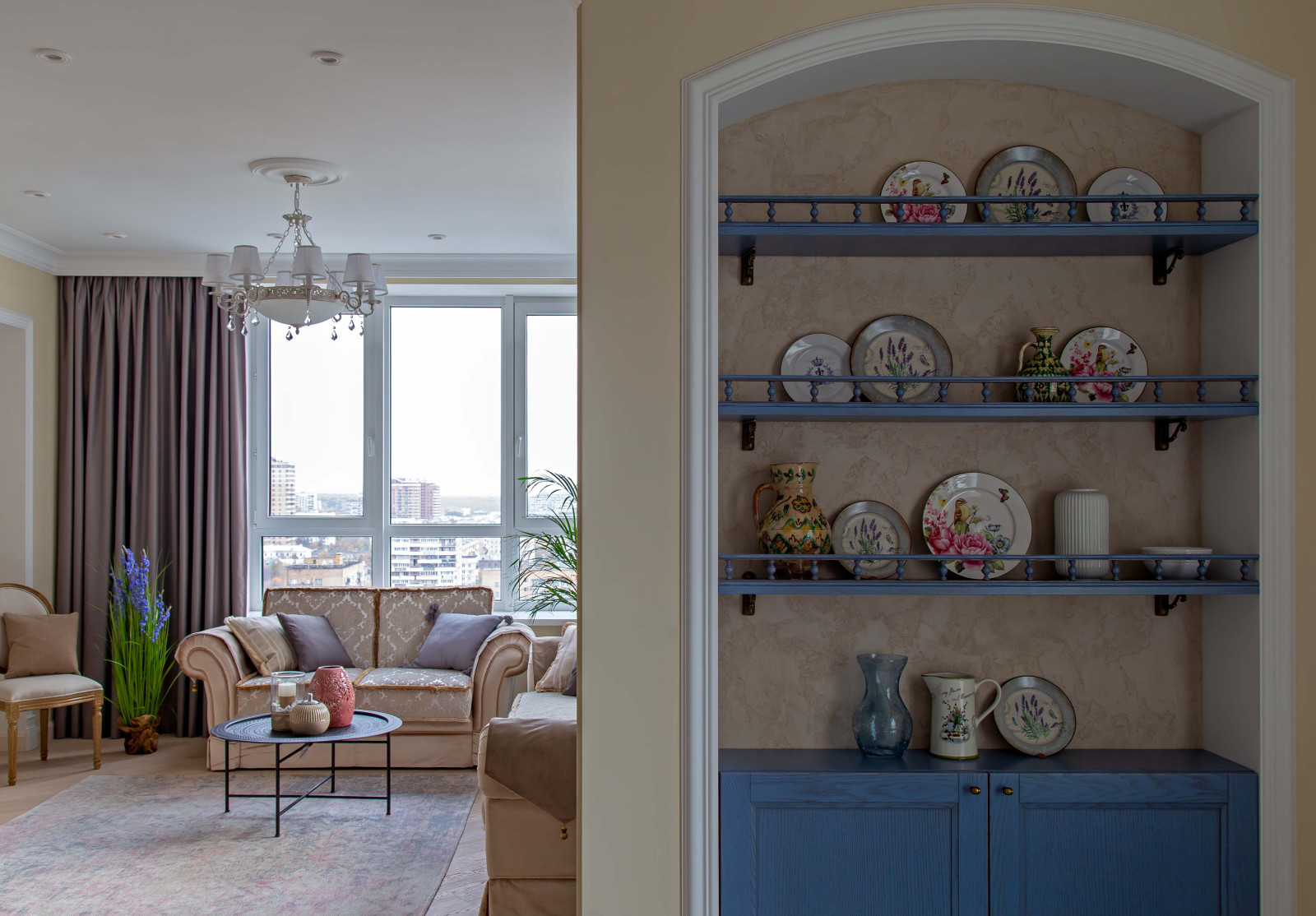 Лаванда и бирюза