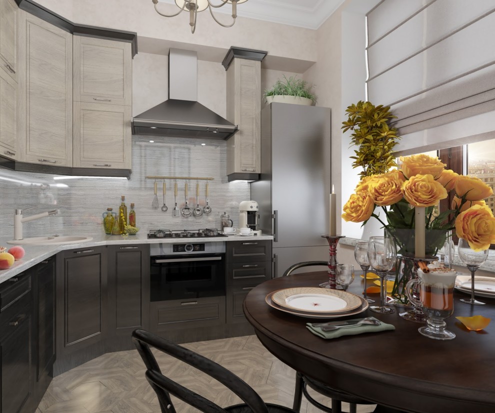 A Project of Interiors at private flat at Moscow (Stalinist House)