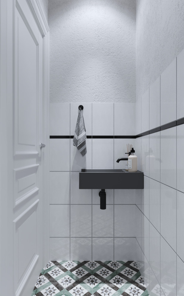 Трехкомнатная квартира в панельном домеплитка,