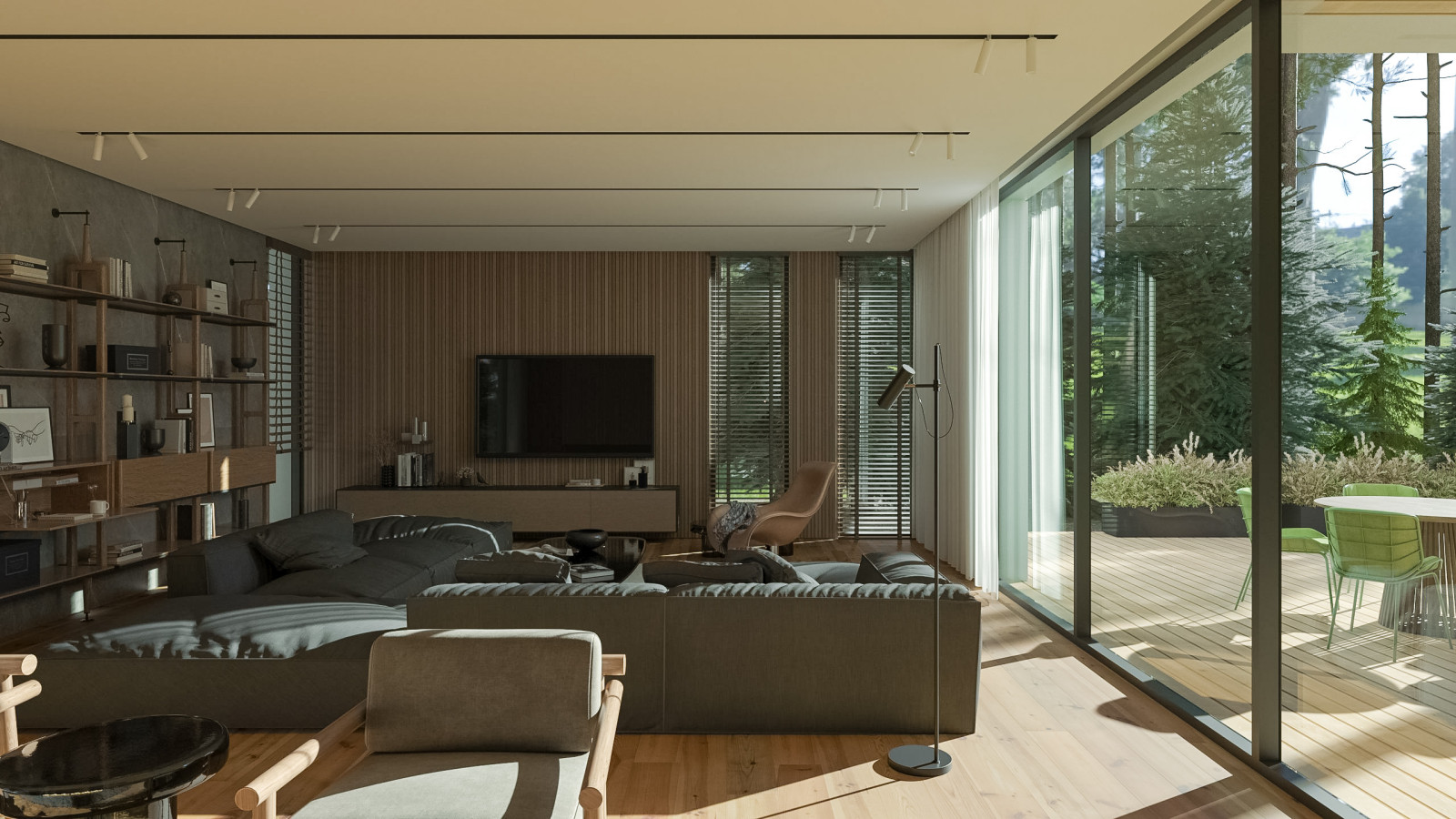 Интерьер загородного дома в загородном посёлке "Оберег".