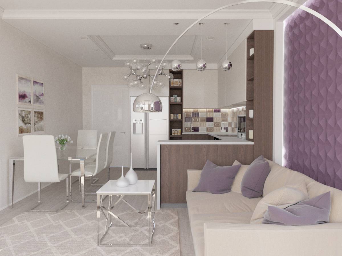 Дизайн 3-х комнатной квартиры в ЖК "Ежи", г.Краснодар