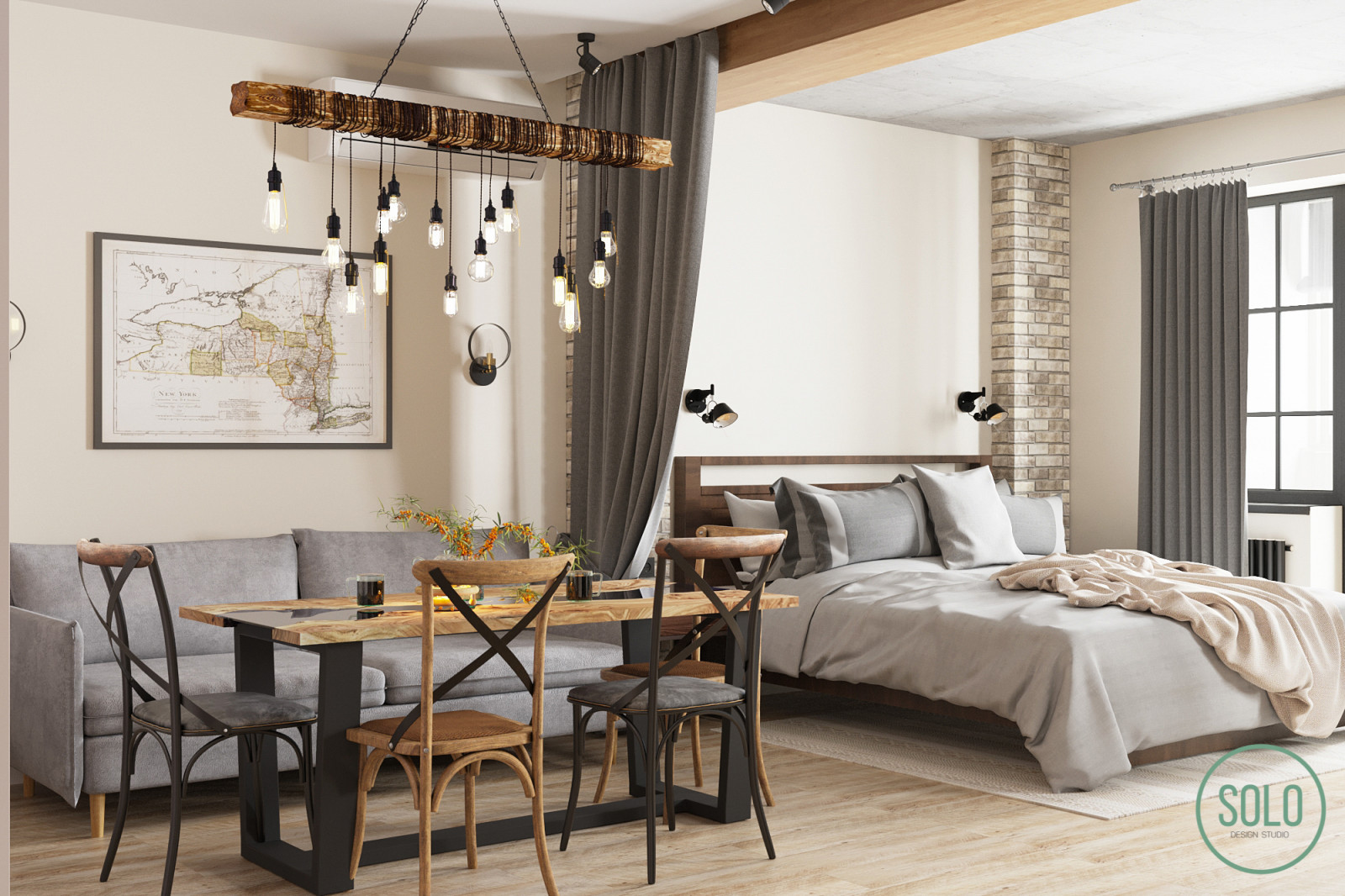 Обложка проекта: Мягкий лофт