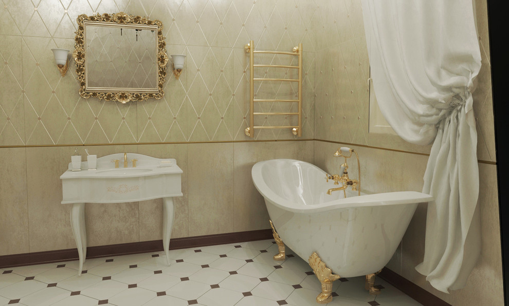 Ванная в стиле барокко