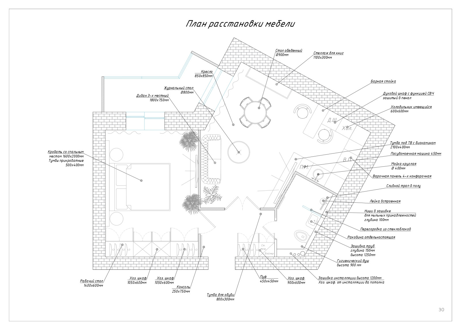 Обложка проекта: квартира в современном стиле в темных оттенках