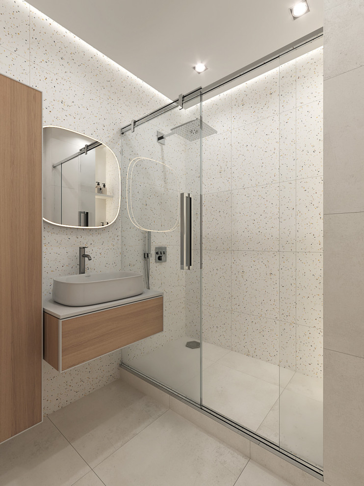 Геометрия комфорта. Квартира в современном стиле: 3-комнатная квартира 86 м2