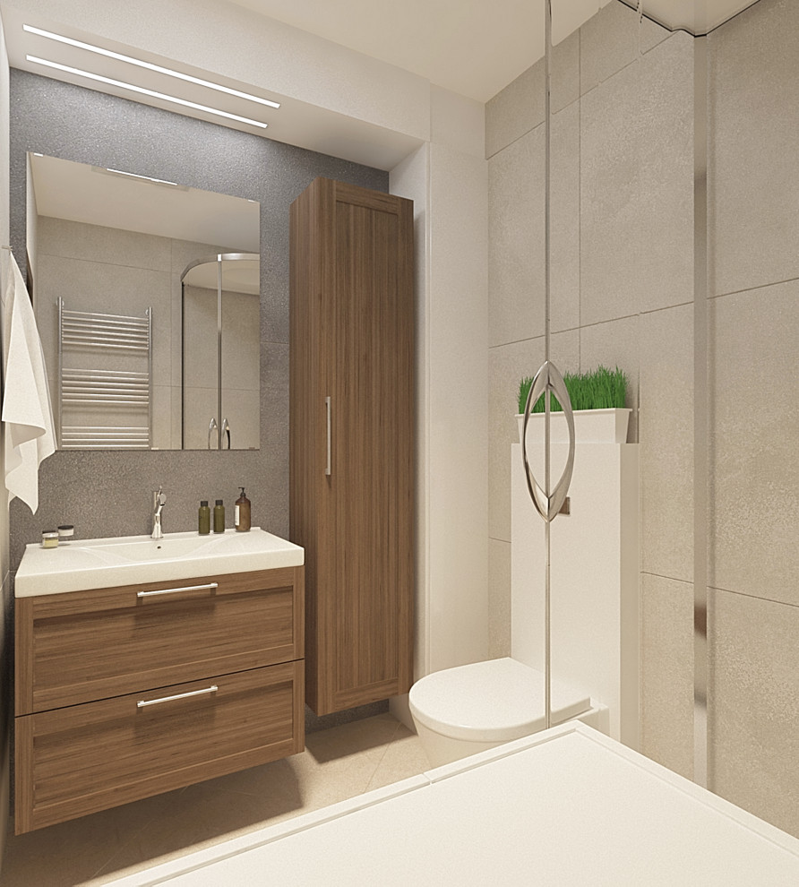 Дизайн-проект однокомнатной квартиры г. Тверь ул. Румянцево