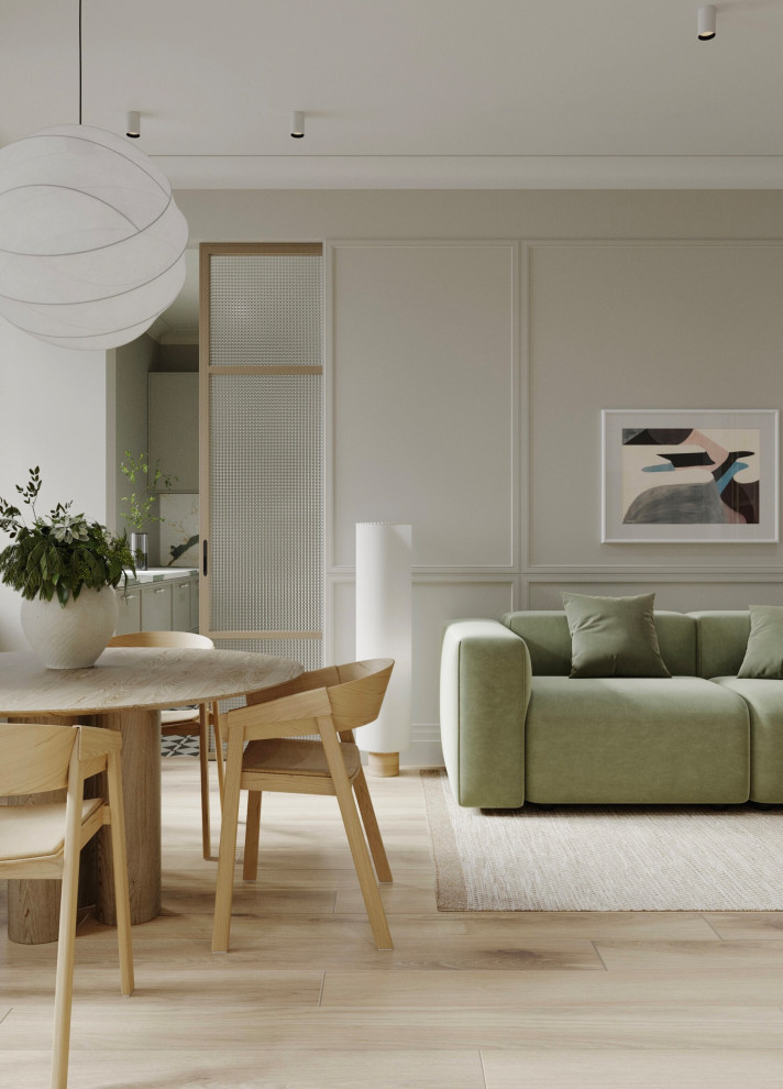 Гостиная, вид на кухню