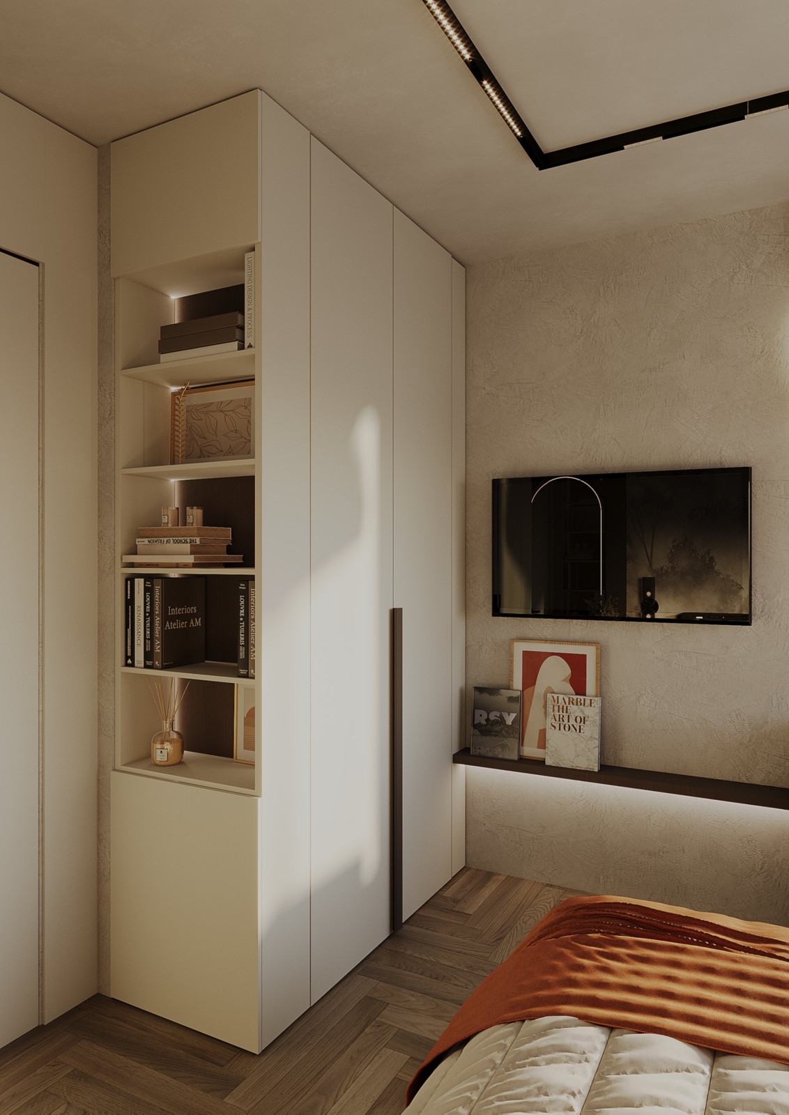 Квартира для семейной пары с ребенком в ЖК Полюса. 57,3 кв.м.