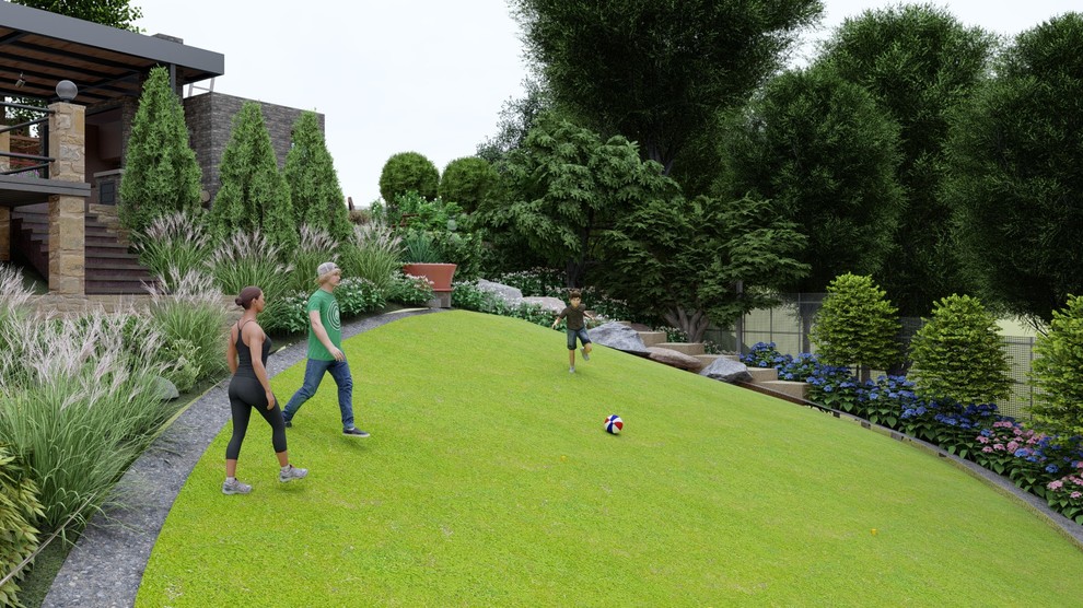 Вид с "Зелёного озера"