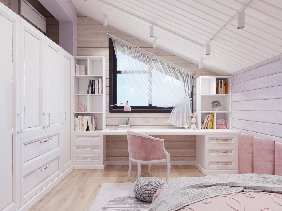 Интерьер жилого дома из клееного бруса  г. Владивосток