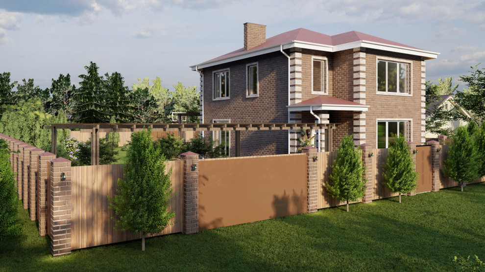 Двухэтажный дом 220 квм