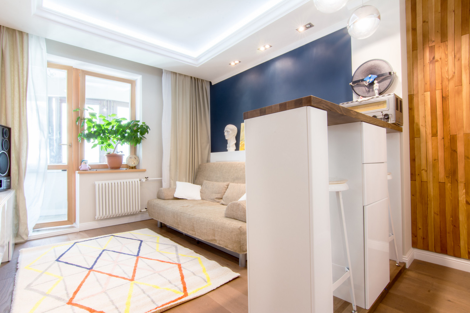 Houzz тур: Одна квартира для трех взрослых людей