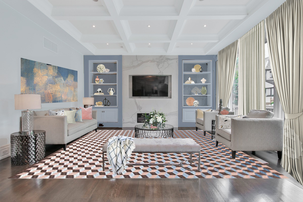 Обложка проекта: Сезонный декор гостинной